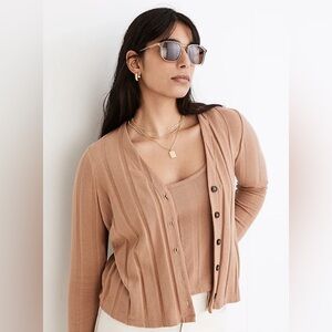 Madewell Ribbed Knit Cardigan